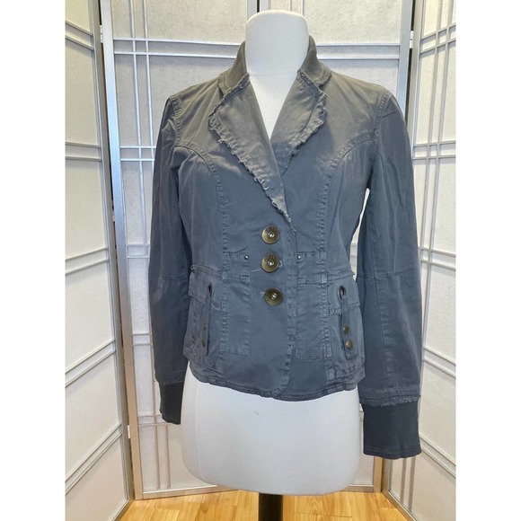 XCVI Jackets & Blazers - XCVI Petite Gray Jacket